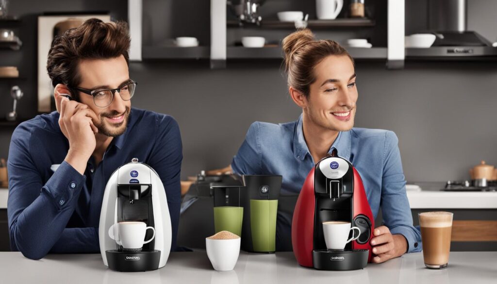 Lavazza Coffee Machine vs Dolce Gusto Comparison