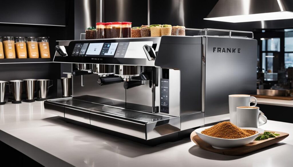 commercial touch screen coffee machine