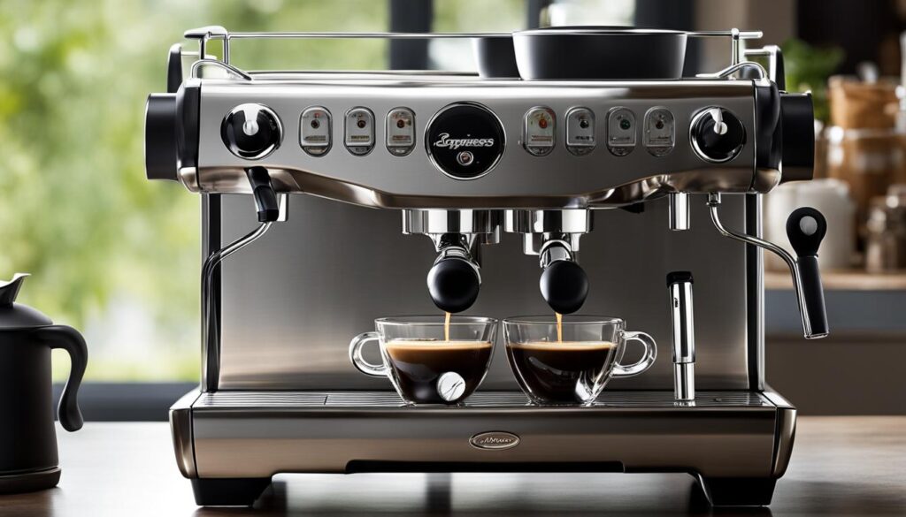 Manual espresso machine