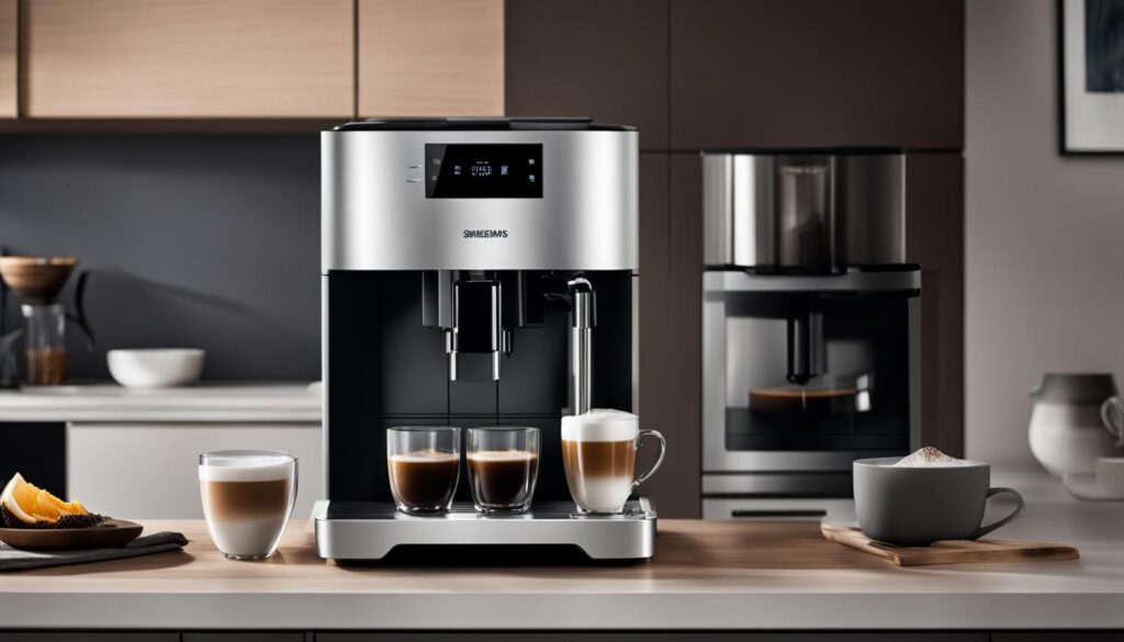 Siemens coffee machine advantages