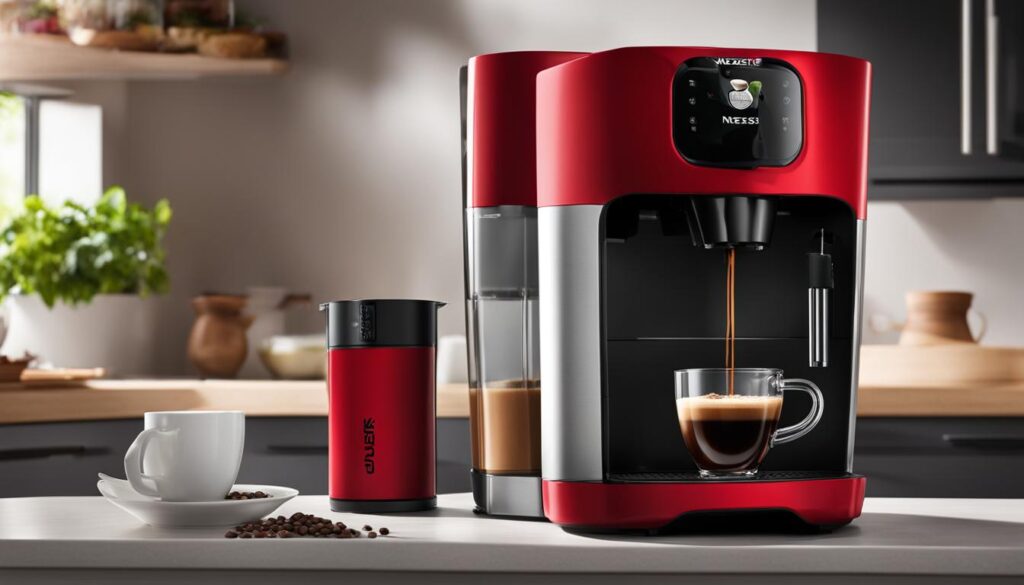 nescafe red mug coffee machine