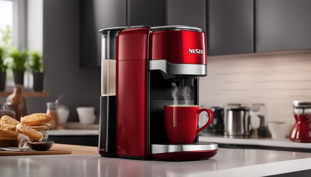 nescafe red mug coffee machine