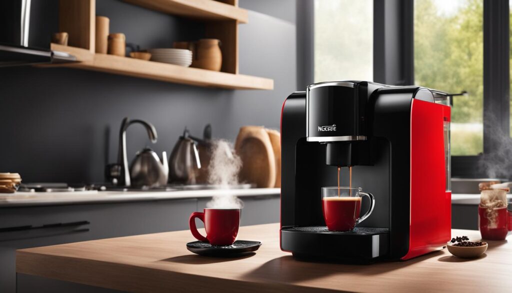 nescafe red mug coffee machine