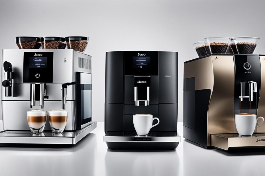 saeco coffee machine vs jura