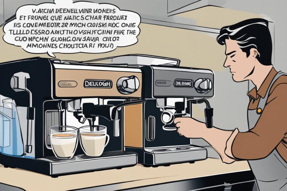 why is my delonghi coffee machine not frothing milk